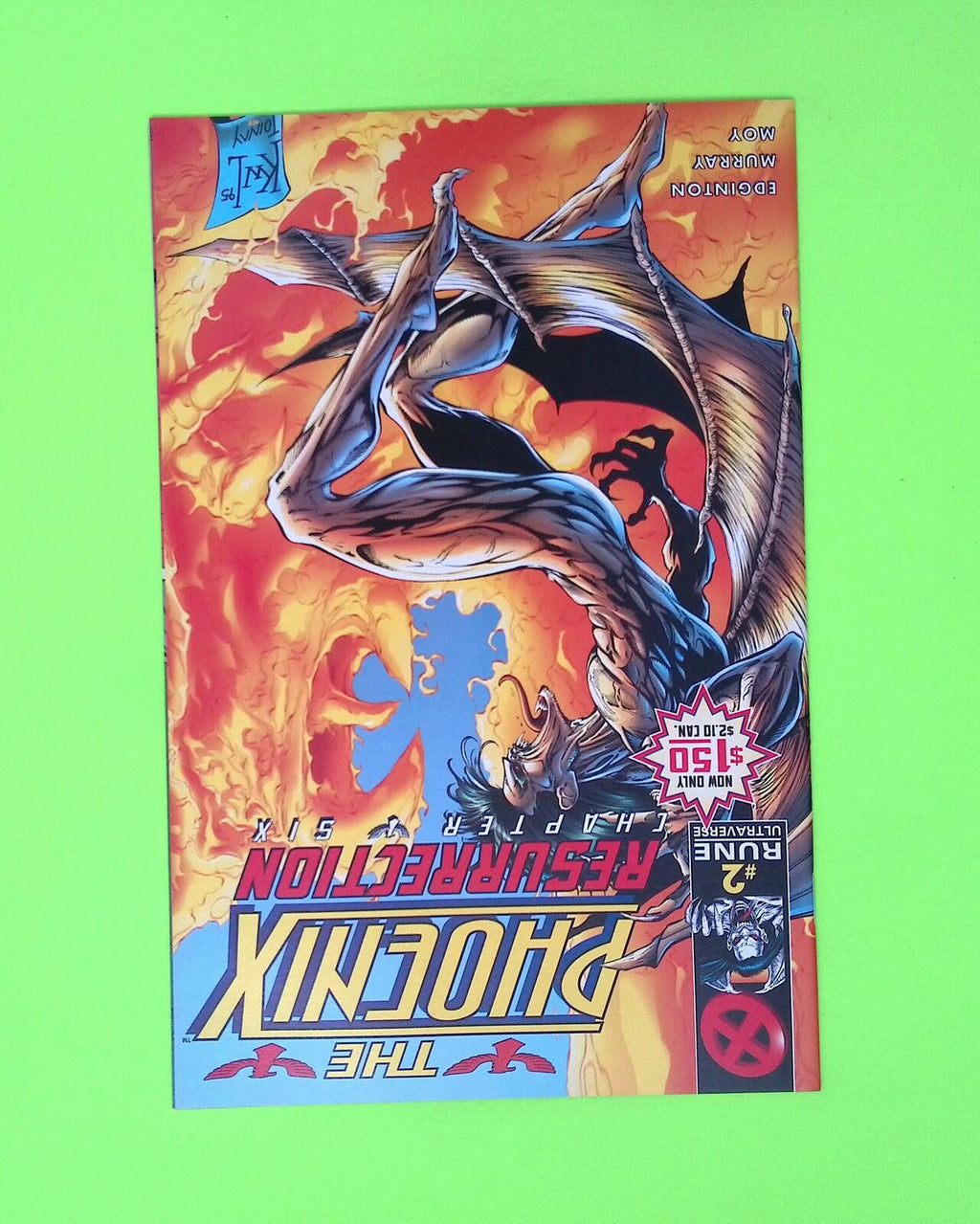 Rune #2 Vol. 2 1995 Malibu Comics High Grade Comic Book B44-200
