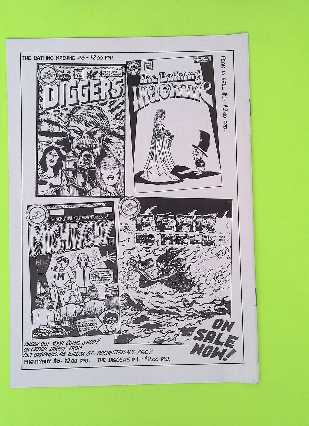 Mightyguy #5 1988 C & T Graphics High Grade Comic Book W27-249