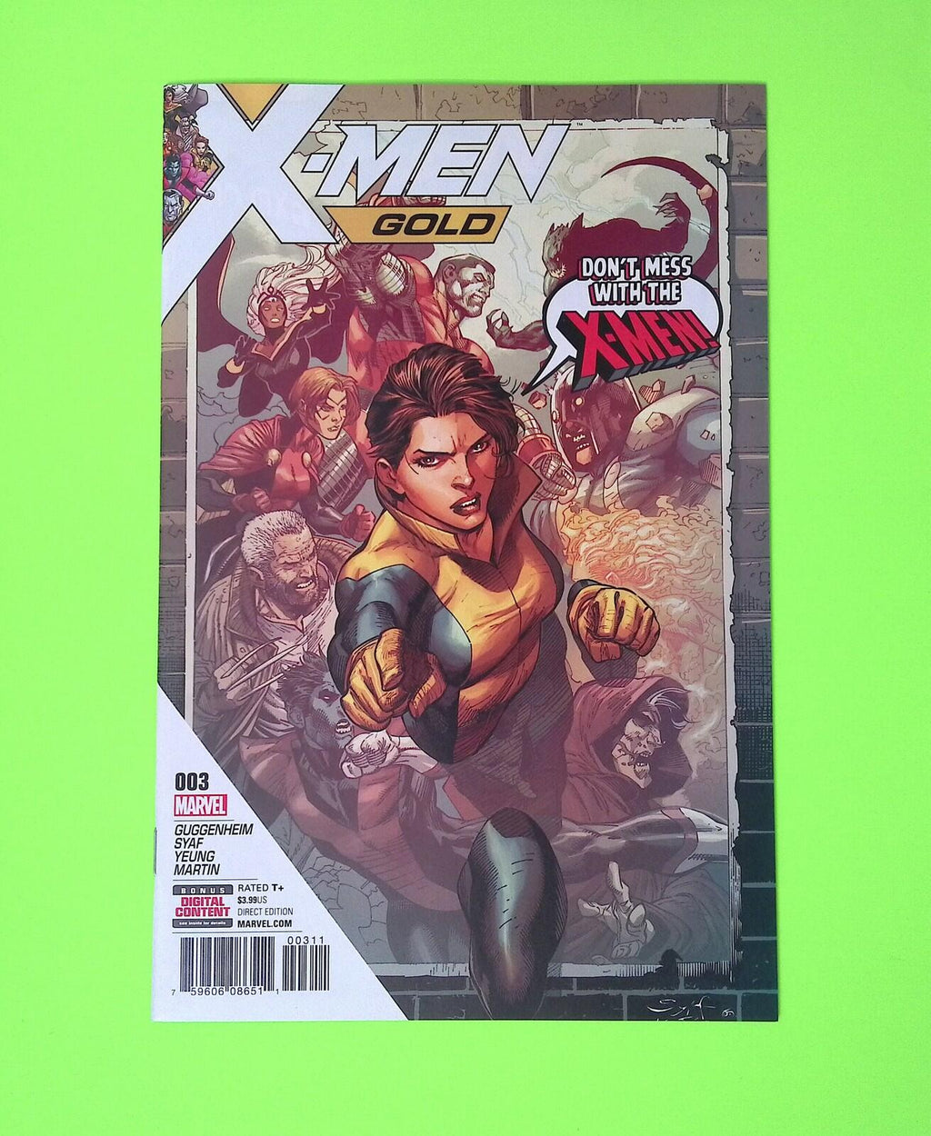 X-Men Gold #3 2017 Marvel Comics High Grade Comic Book B32-10