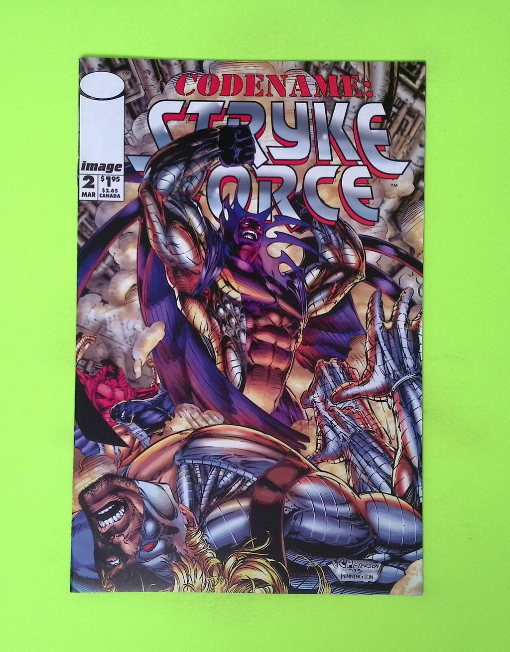 Codename Stryke Force #2 1994 Image Comics High Grade Comic Book Q86-239