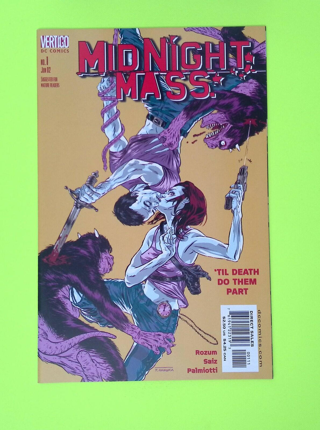 Midnight Mass #1 2002 Vertigo High Grade Comic Book W79-58