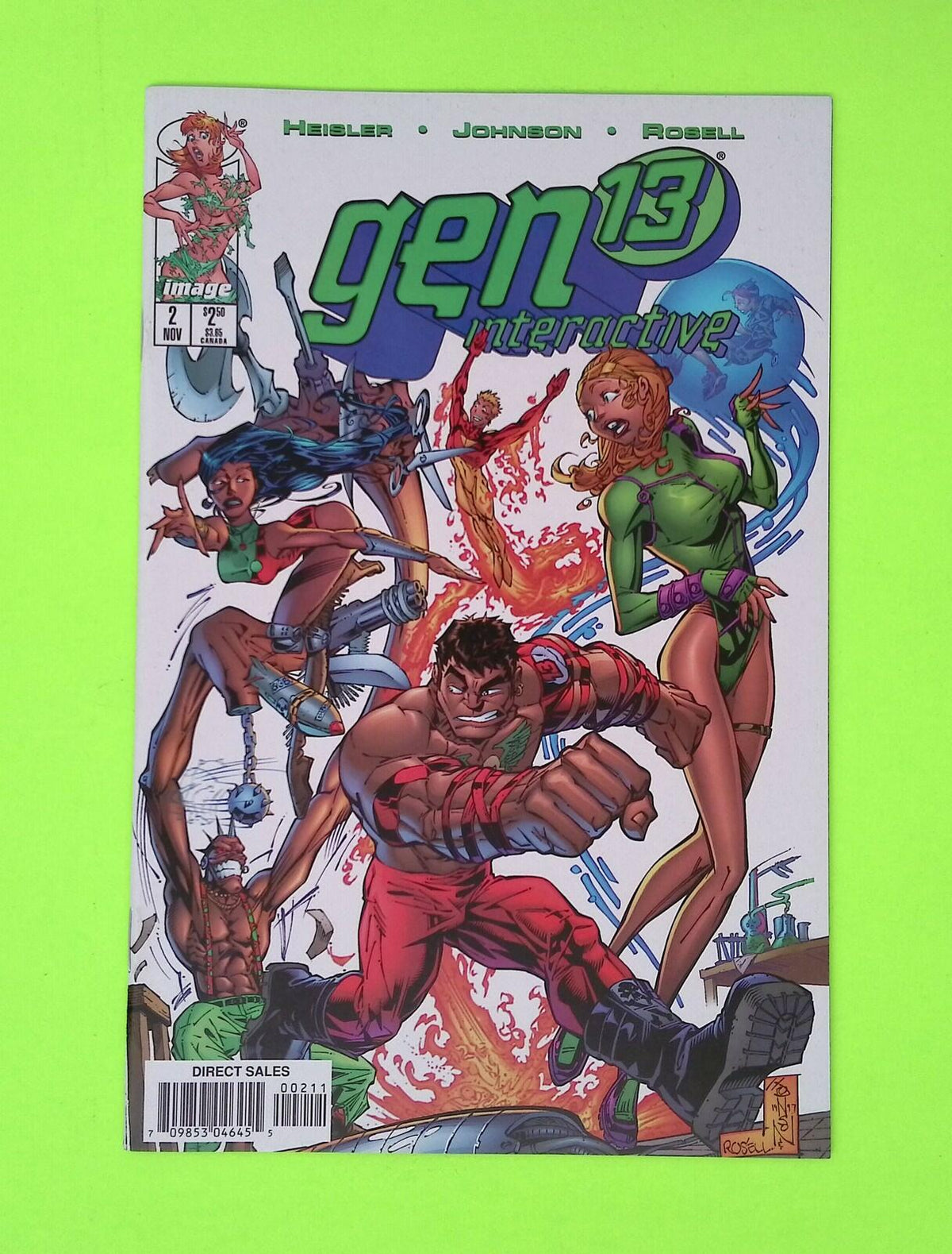 Gen 13 Interactive #2 1997 Image Comics High Grade Comic Book R30-60