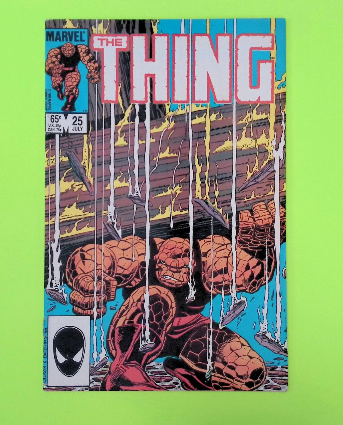 Thing #25 Vol. 1 1985 Marvel Comics MID GRADE Comic Book L24-59