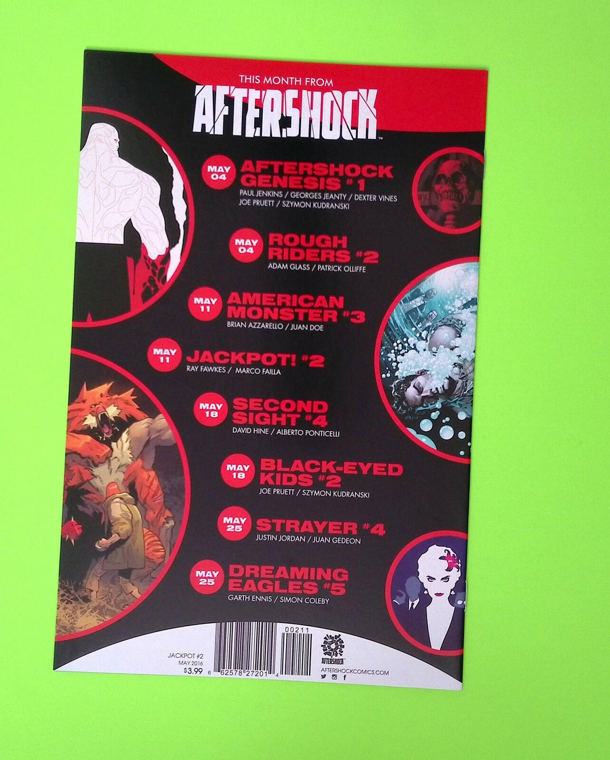 Jackpot! #2 2016 AfterShock Comics Higher Grade Comic Book W302-117