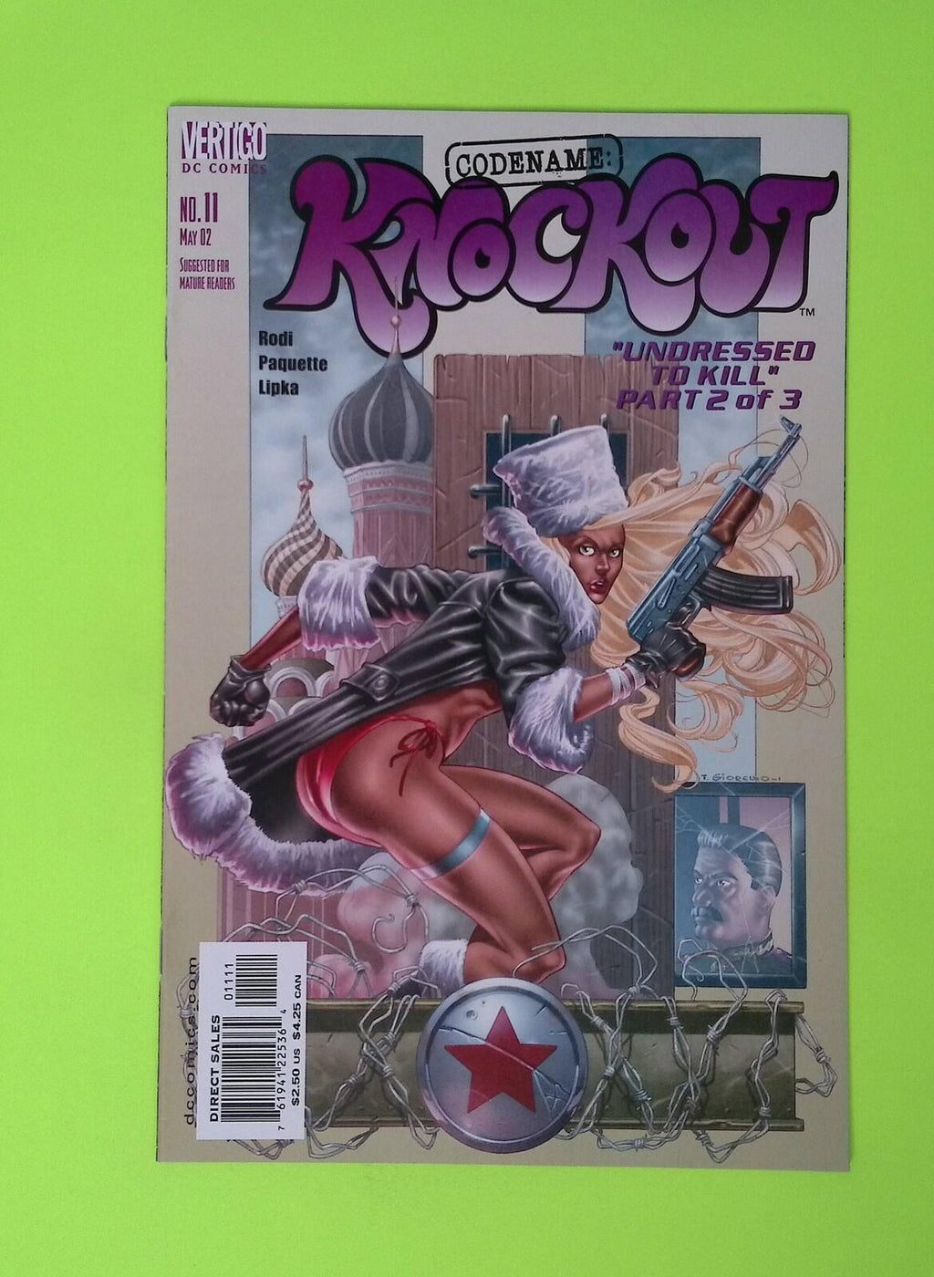 Codename Knockout #11 2002 Vertigo High Grade Comic Book X4-258