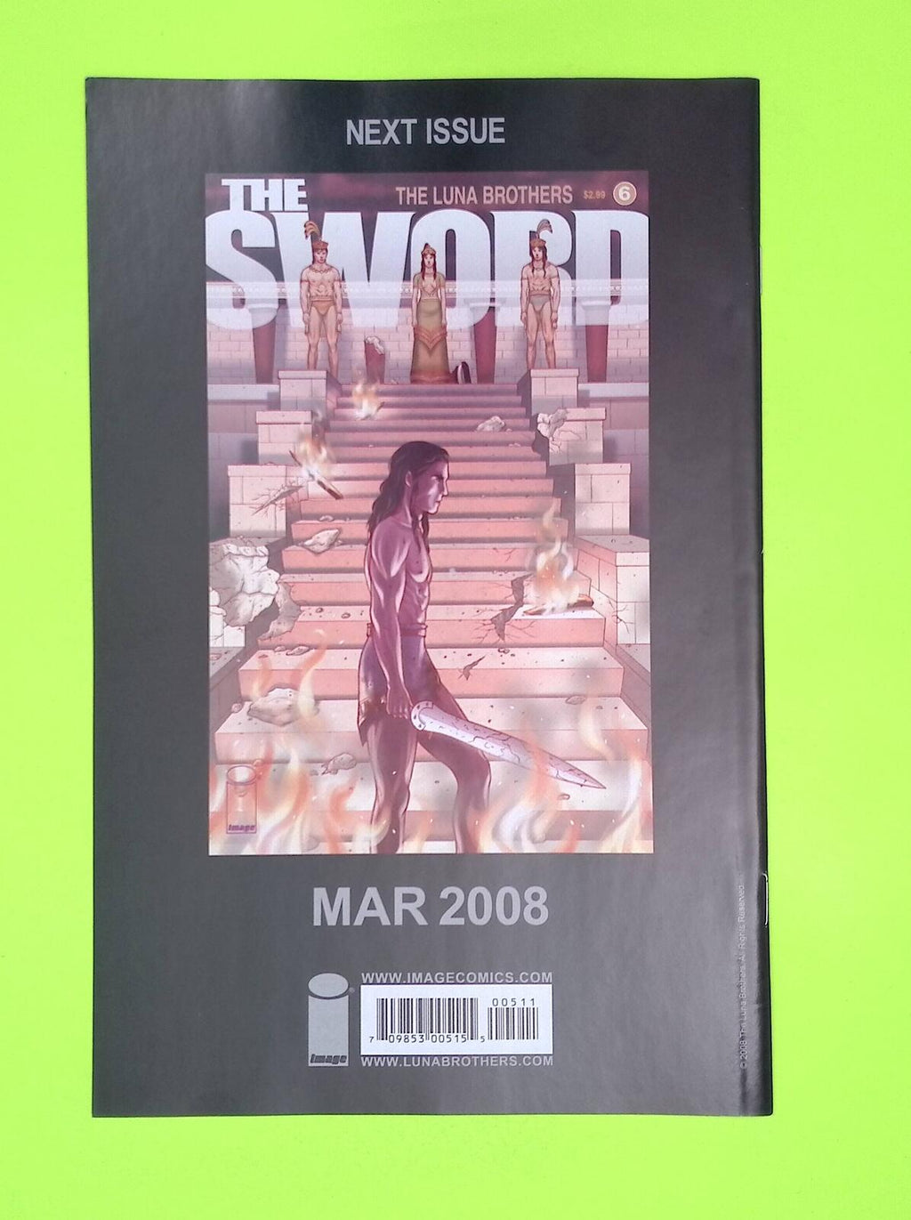The Sword #5 2008 Image Comics 8.0 Comic Book L72-4