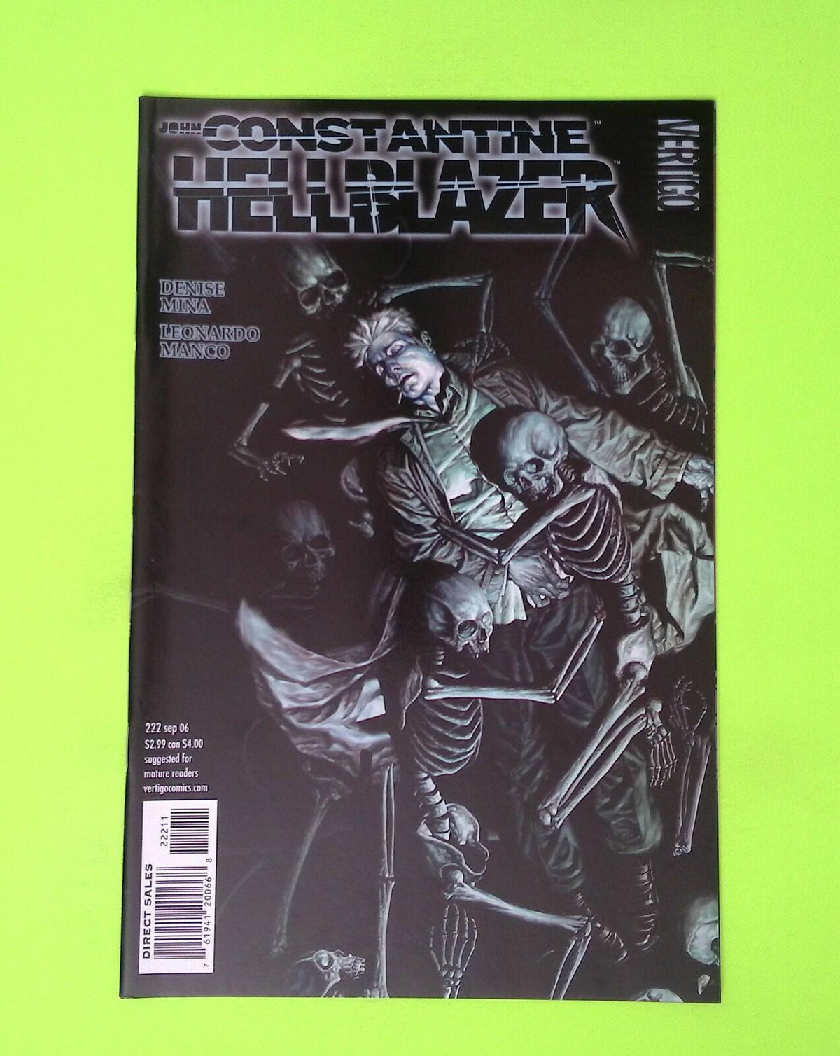 Hellblazer #222 Vol. 1 2006 Vertigo High Grade Comic Book X73-254
