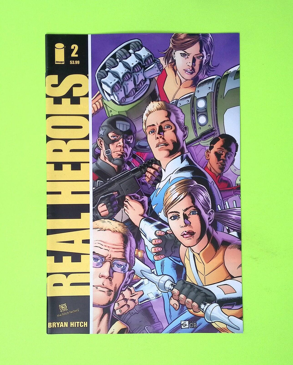 Real Heroes #2b 2014 Image Comics Variant 8.0 Comic Book Q45-165