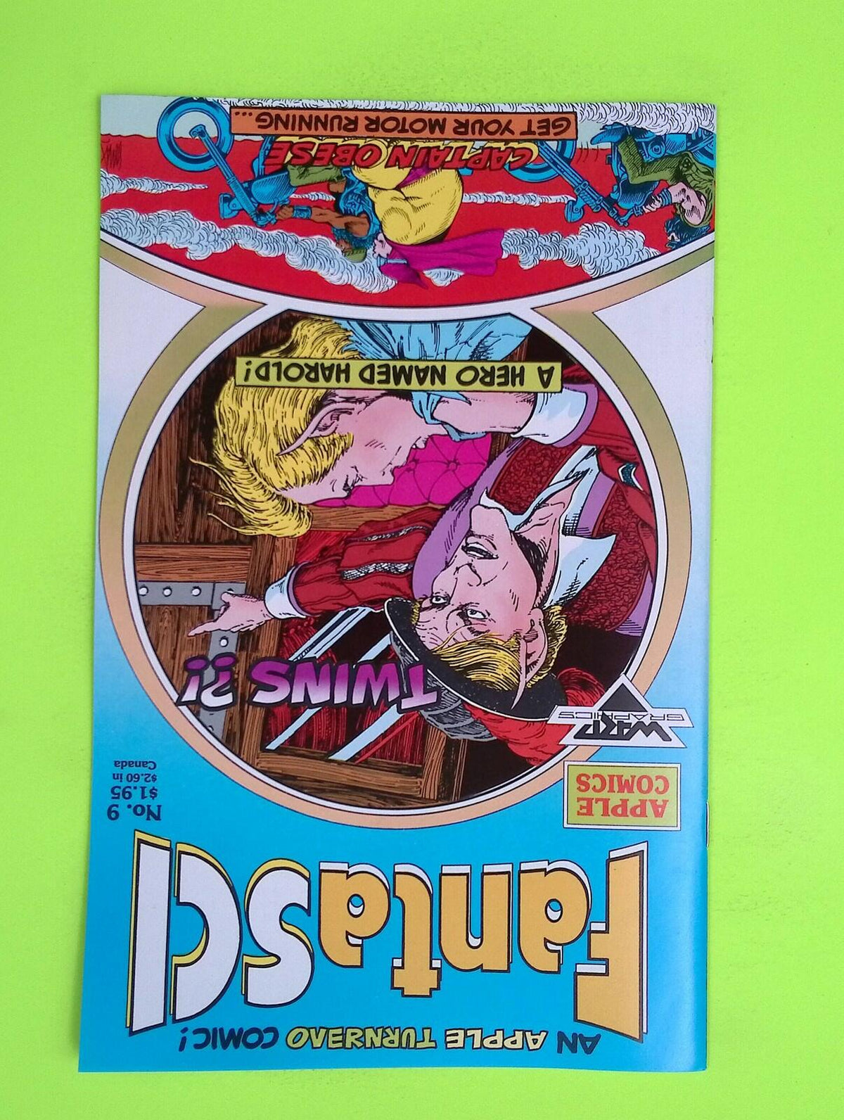 FantaSCI #9 1988 Apple Comics High Grade Comic Book J45-73