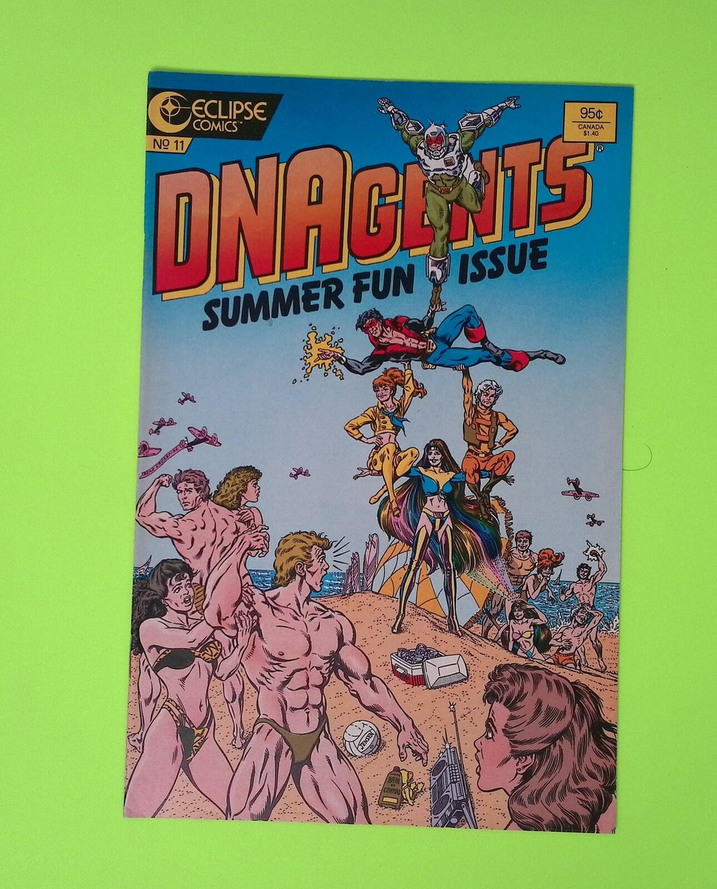 The New DNAgents #11 Vol. 2 1986 Eclipse Comics 8.0 Comic Book Q84-28