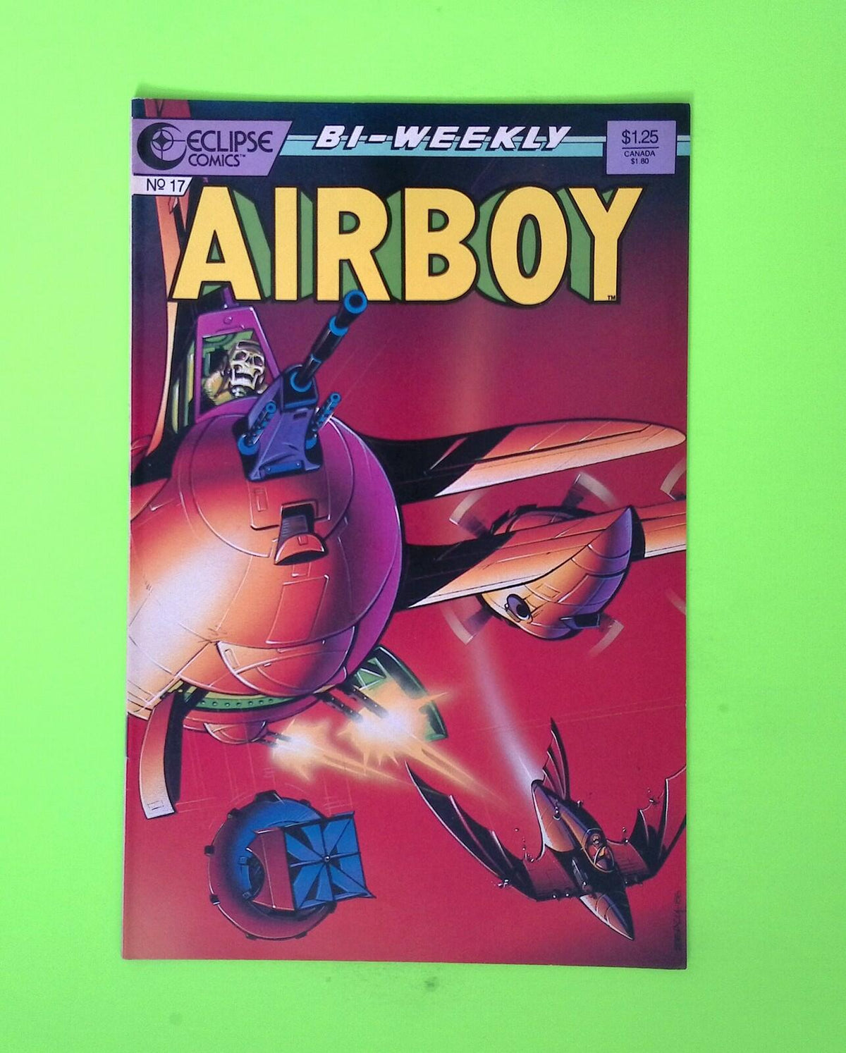 Airboy #17 Vol. 1 1987 Eclipse Comics Higher Grade Comic Book W305-288