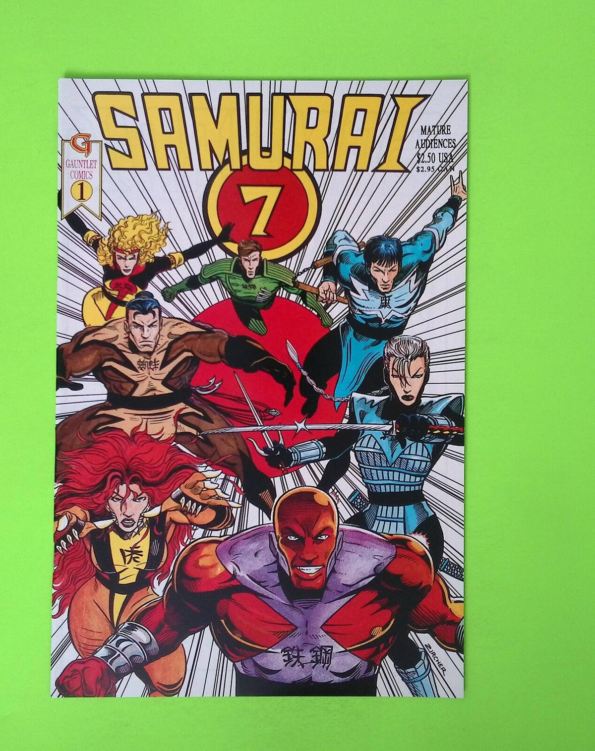 Samurai 7 #1 Caliber Comics High Grade Comic Book B5-42