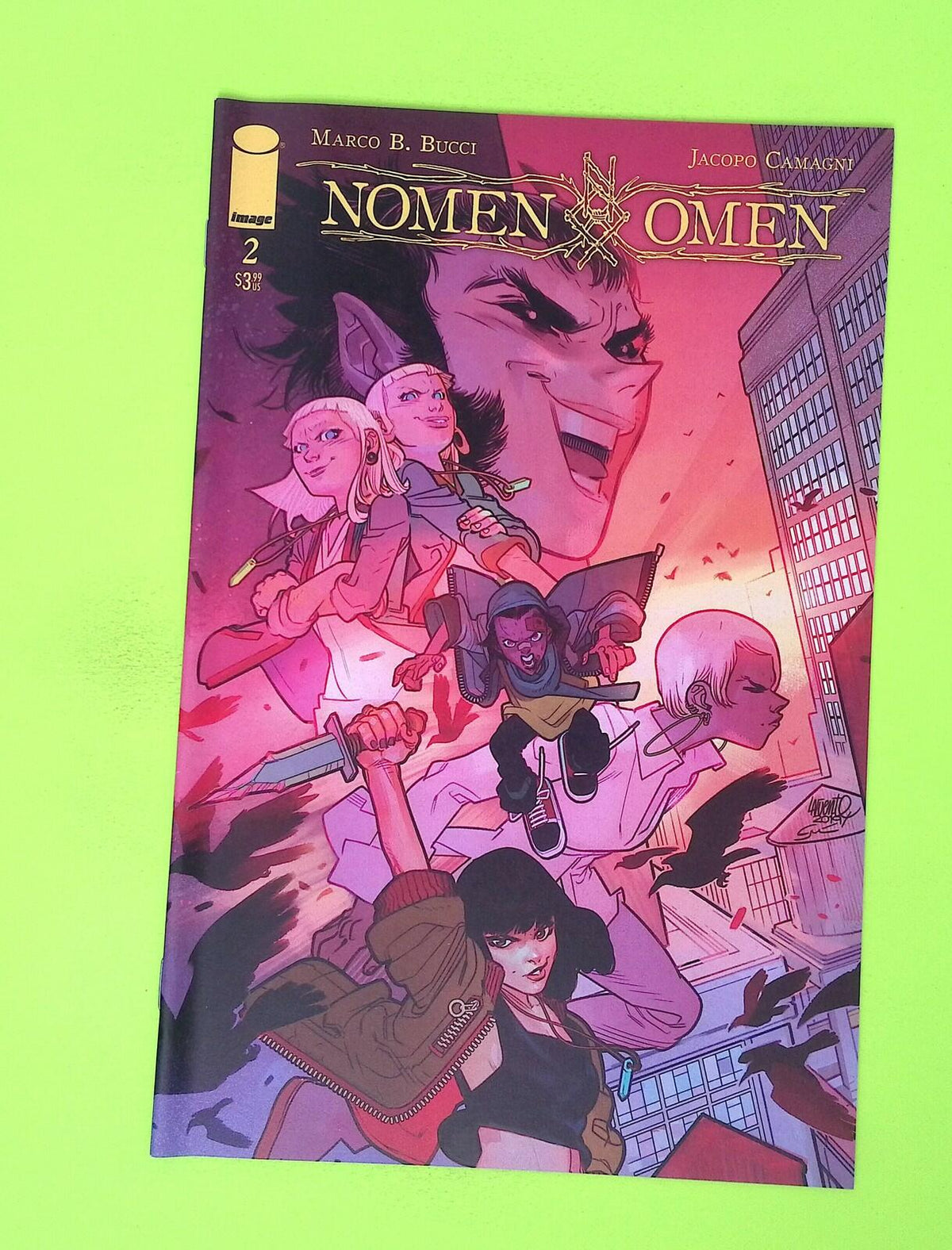 Nomen Omen #2b 2019 Image Comics Variant High Grade Comic Book W25-25