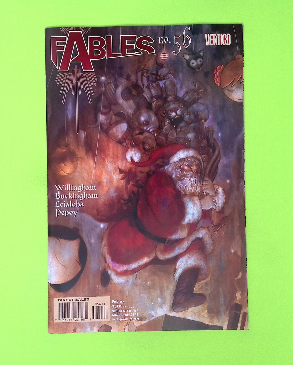 Fables #56 2007 Vertigo High Grade Comic Book X168-211