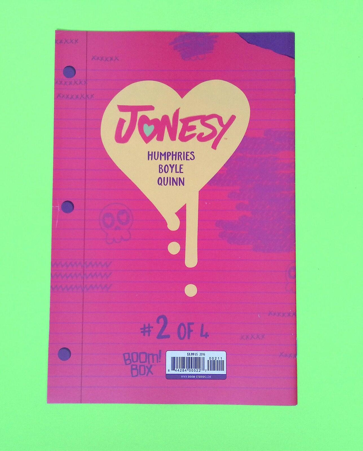Jonesy #2 2016 BOOM! Studios High Grade Comic Book B37-53