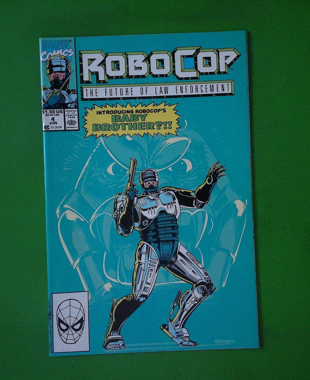 RoboCop #4 Vol. 1 1990 Marvel Comics High Grade Comic Book L12-62