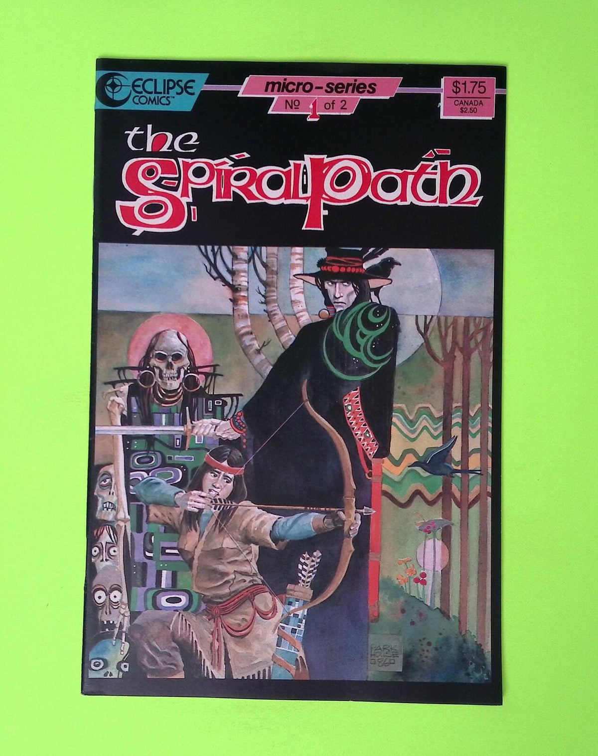 Spiral Path #1 1986 Eclipse Comics High Grade Comic Book X109-211