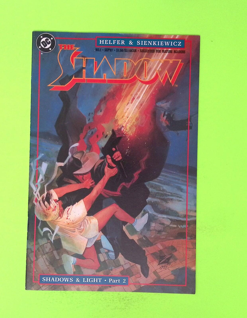 Shadow #2 Vol. 4 1987 DC Comics High Grade Comic Book X155-96