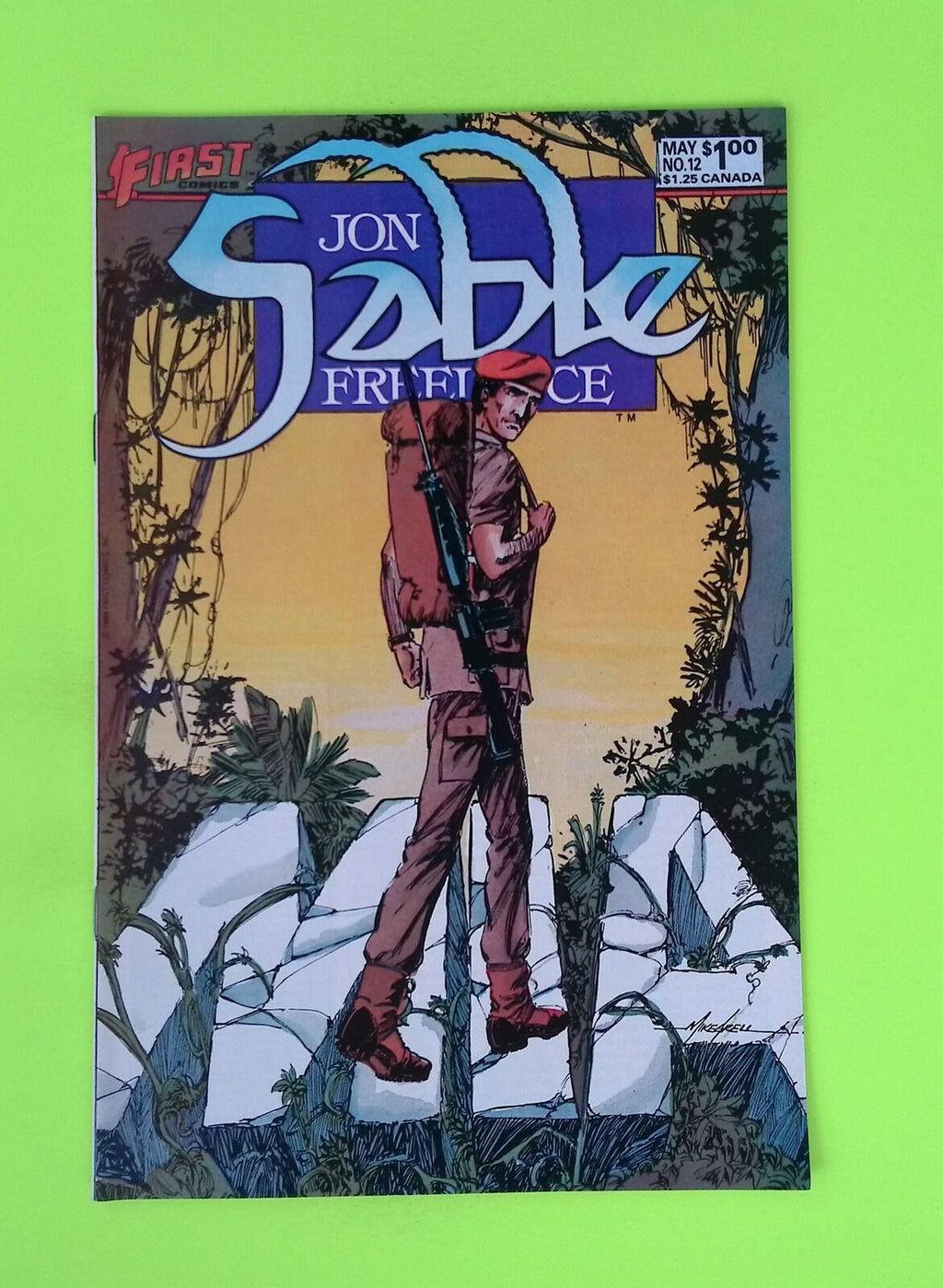 Jon Sable, Freelance #12 1984 First Comics 8.0 Comic Book M87-218