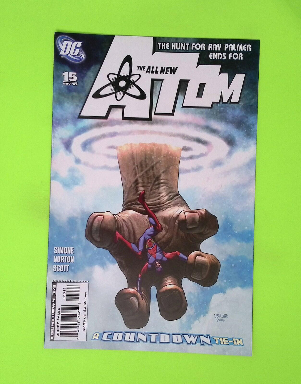 The All-New Atom #15 2007 DC Comics Higher Grade Comic Book Q90-147