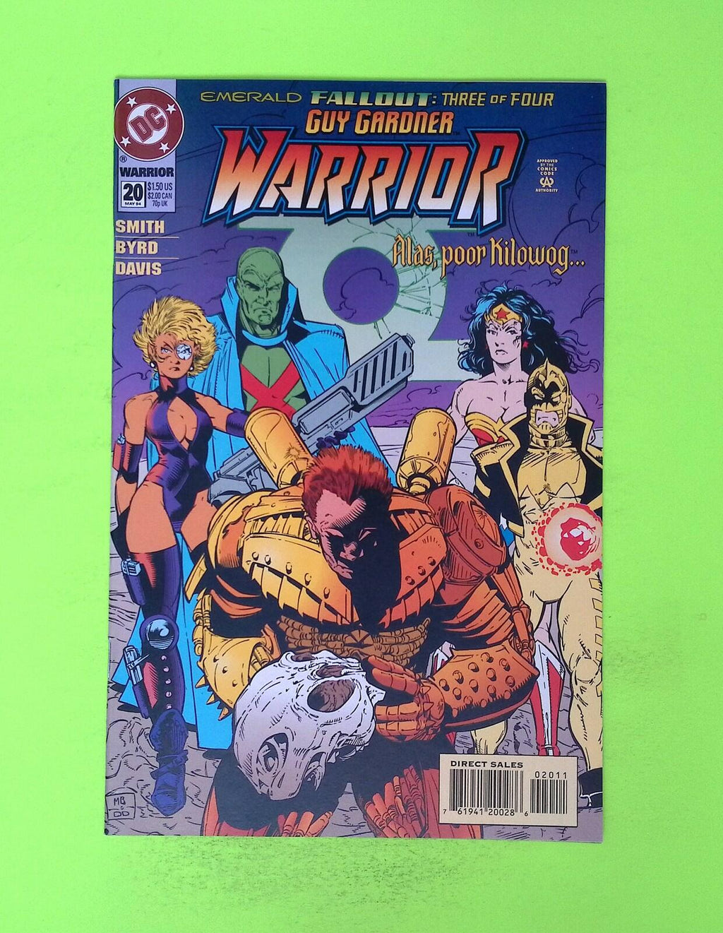 Guy Gardner Warrior #20 1994 DC Comics High Grade Comic Book X158-91