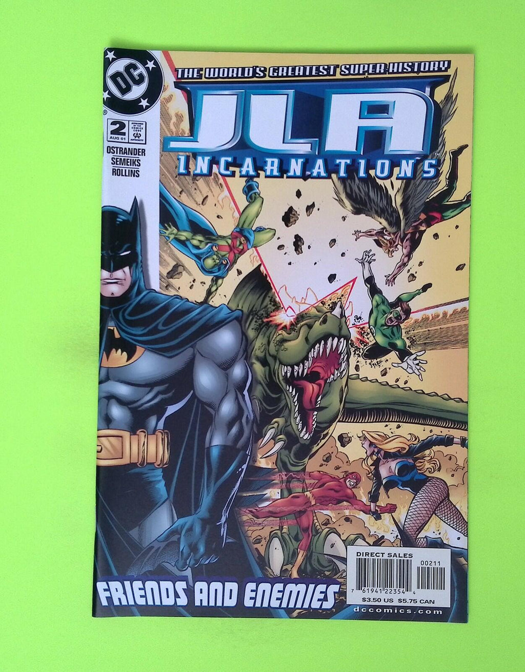 JLA Incarnations #2 2001 DC Comics High Grade Comic Book X178-124