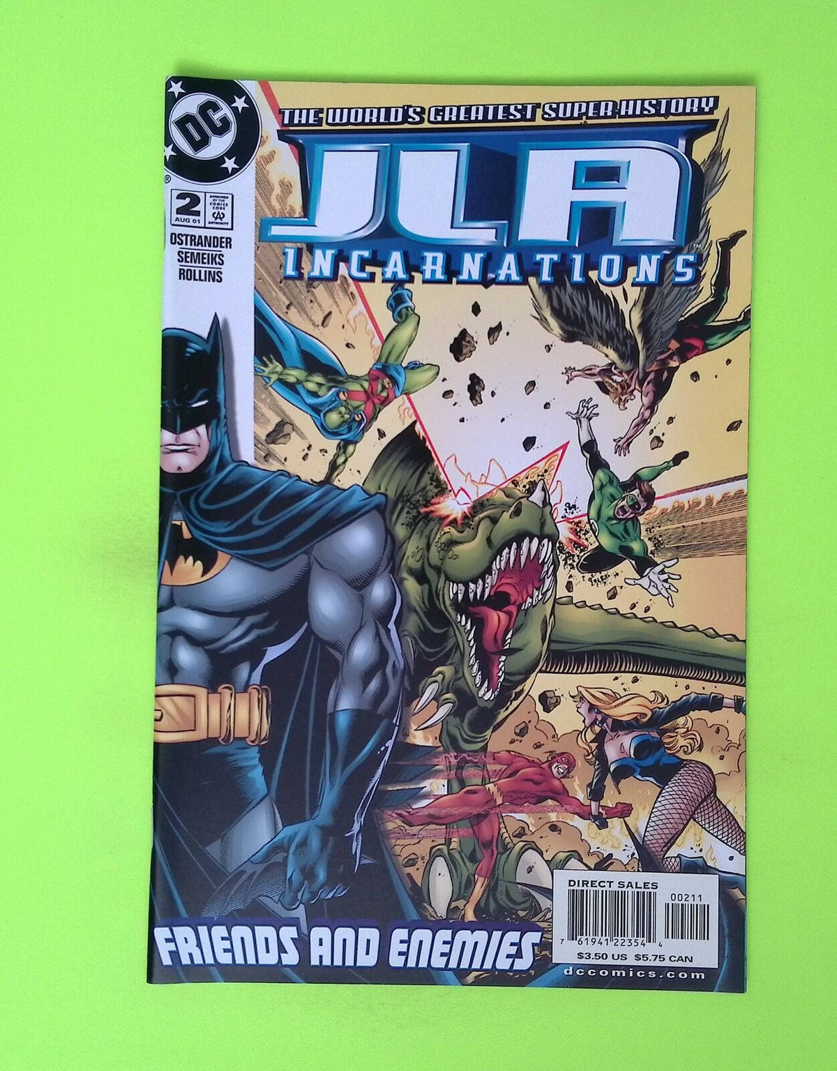 JLA Incarnations #2 2001 DC Comics High Grade Comic Book X178-124
