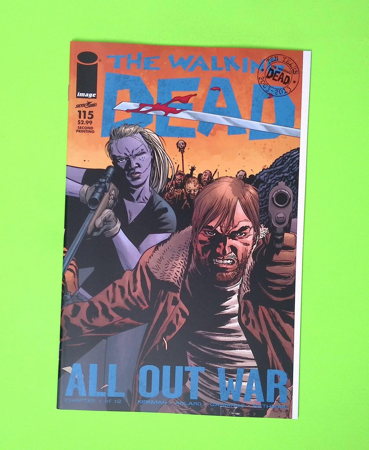 Walking Dead #115 - 2nd print 2013 Image Comics Variant High Grade B58-86