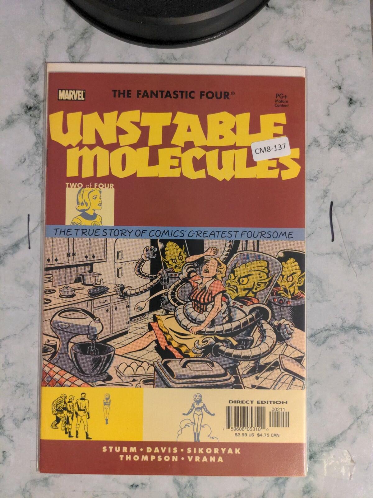 FANTASTIC FOUR: UNSTABLE MOLECULES #2 MINI 9.4 MARVEL COMIC BOOK CM8-137