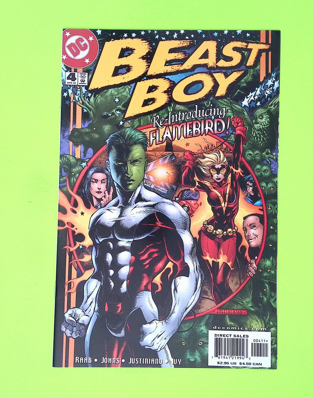 Beast Boy #4 2000 DC Comics High Grade Comic Book W178-72