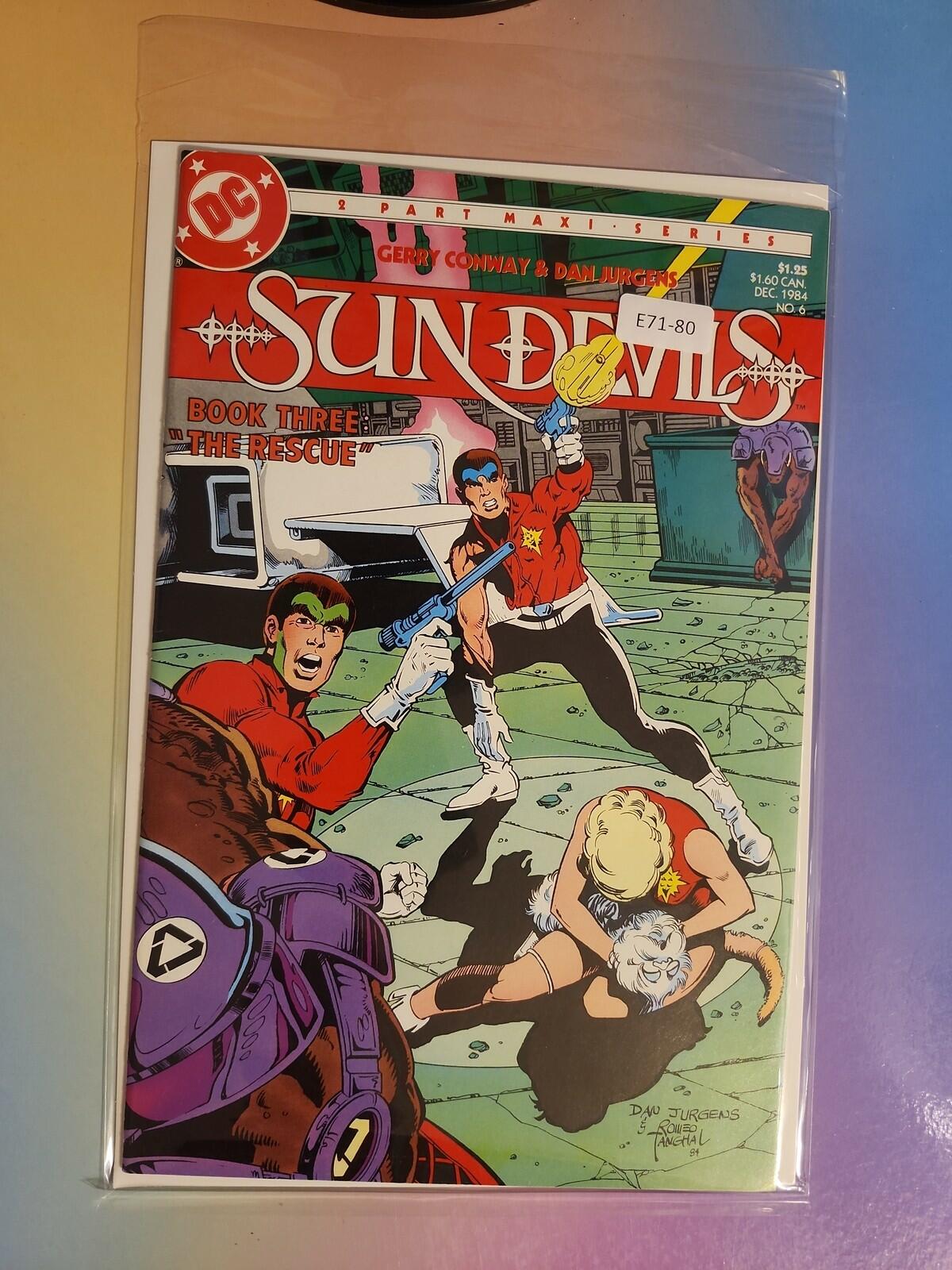 SUN DEVILS #6 HIGH GRADE DC COMIC BOOK E71-80