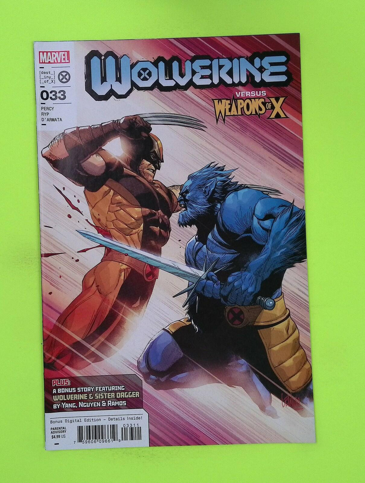 Wolverine #33 Vol. 7 2023 Marvel Comics 8.0 Comic Book G73-181