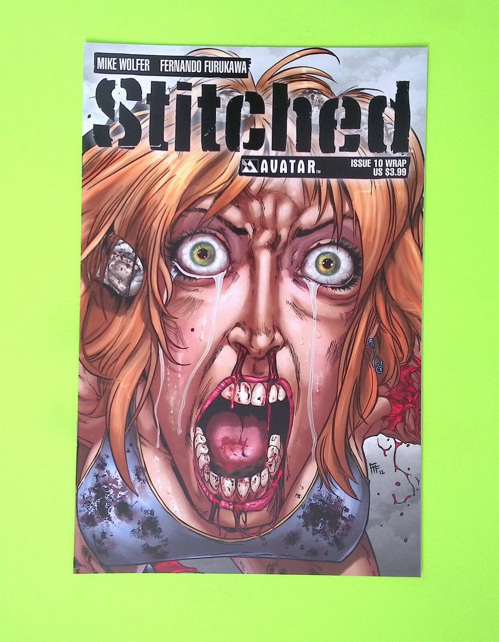 Stitched #10b 2012 Avatar Press Variant High Grade Comic Book X61-200