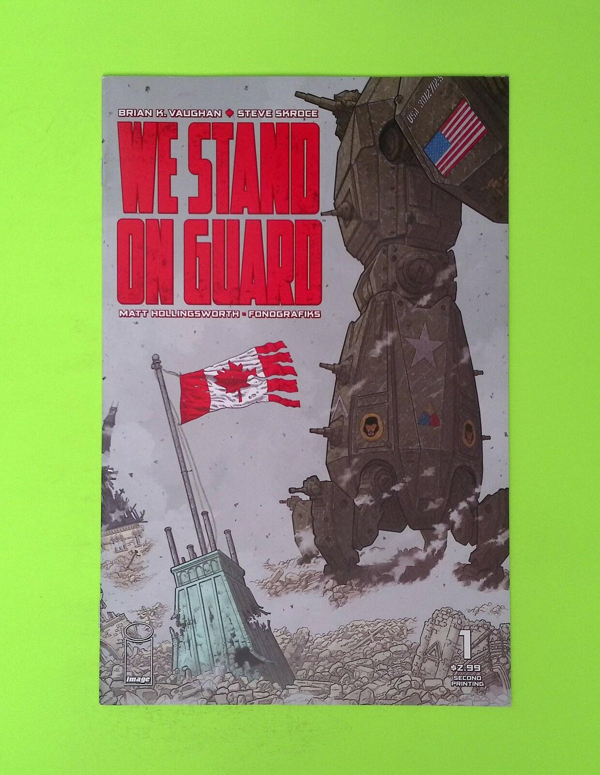 We Stand on Guard #1 2015 Image Comics High Grade Comic Book X153-241