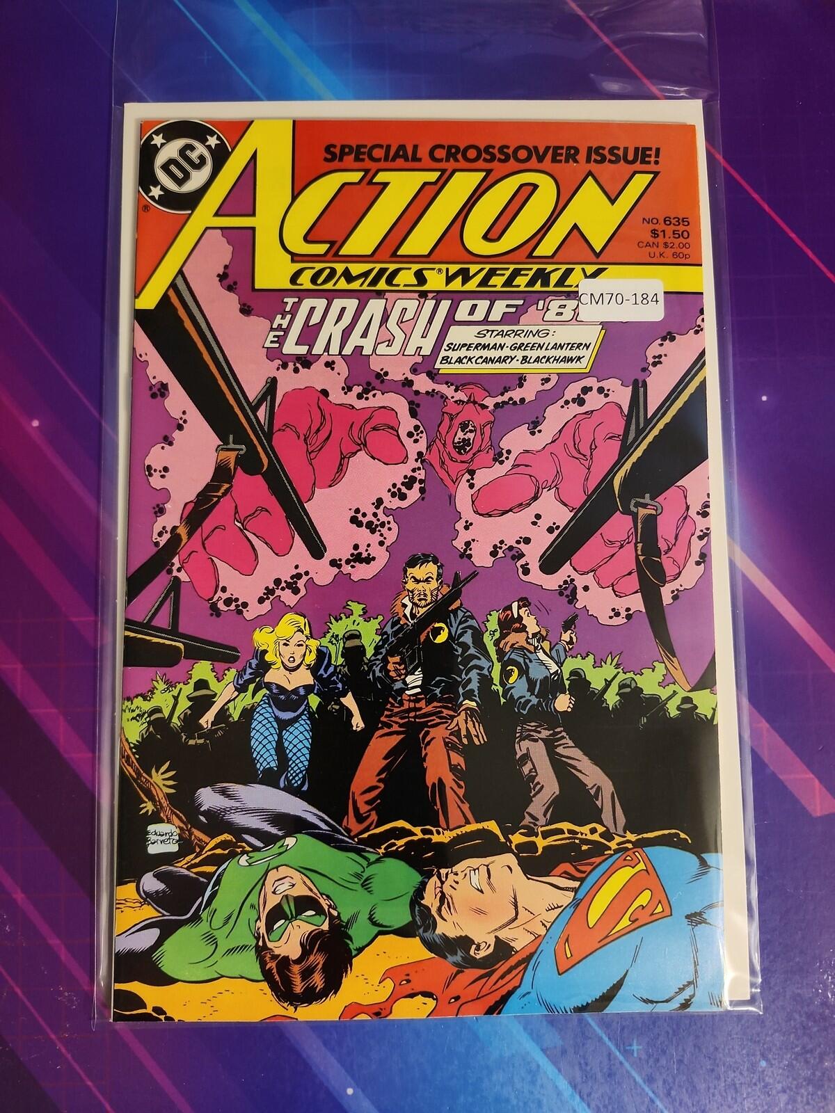ACTION COMICS #635 VOL. 1 HIGH GRADE DC COMIC BOOK CM70-184