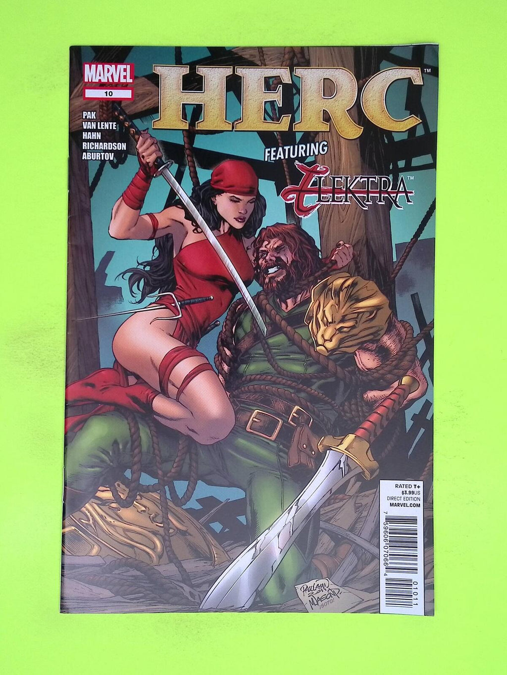 Herc #10 2012 Marvel Comics 7.0 Comic Book K58-221
