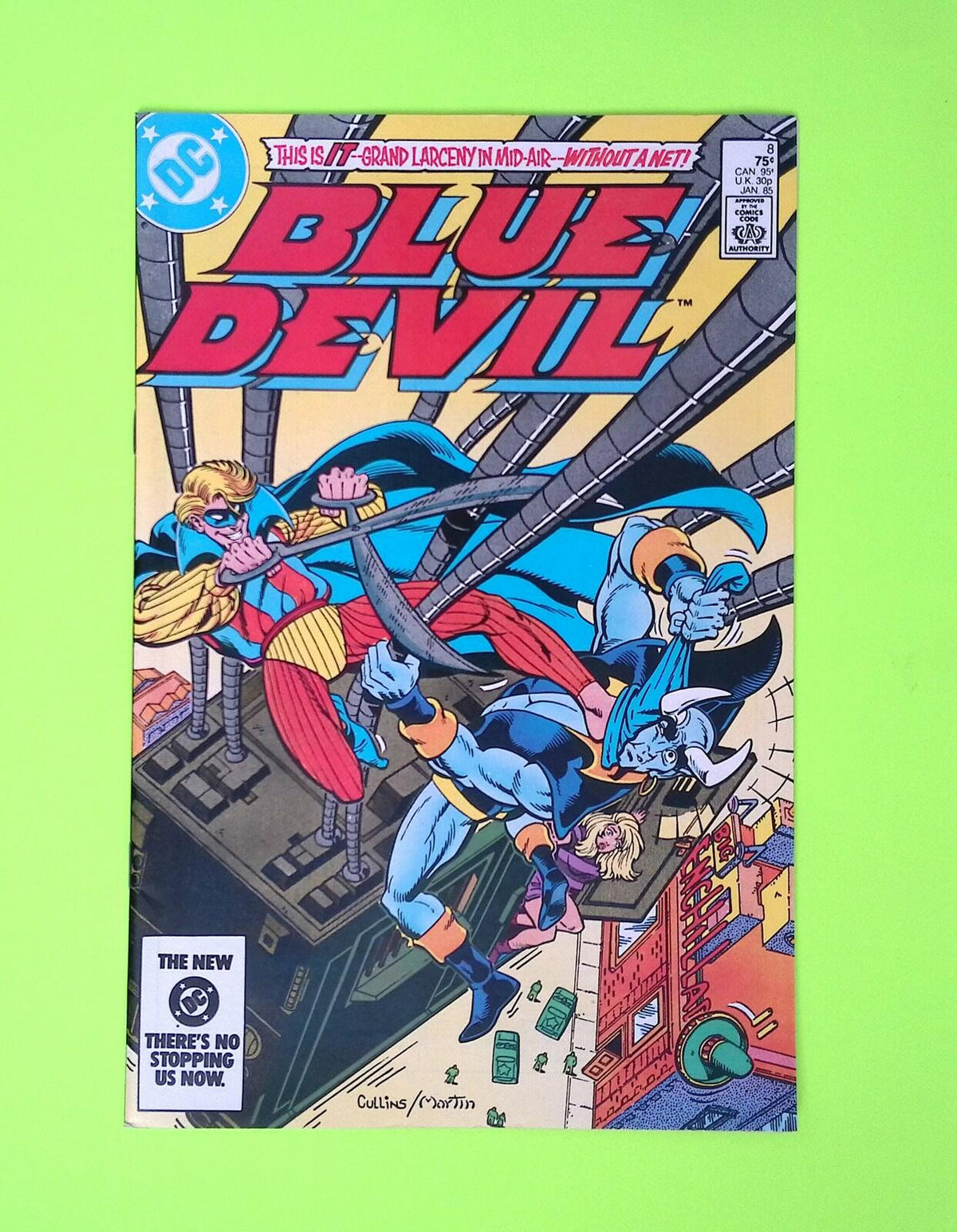 Blue Devil #8 1985 DC Comics High Grade Comic Book X63-17