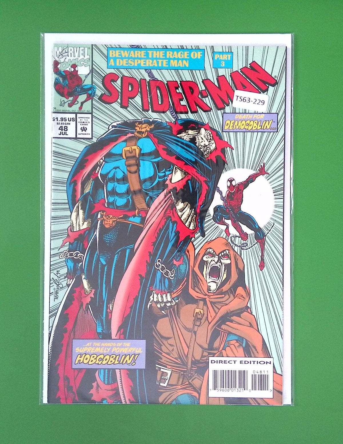 SPIDER-MAN #48 VOL. 1 HIGH GRADE MARVEL COMIC BOOK TS63-229