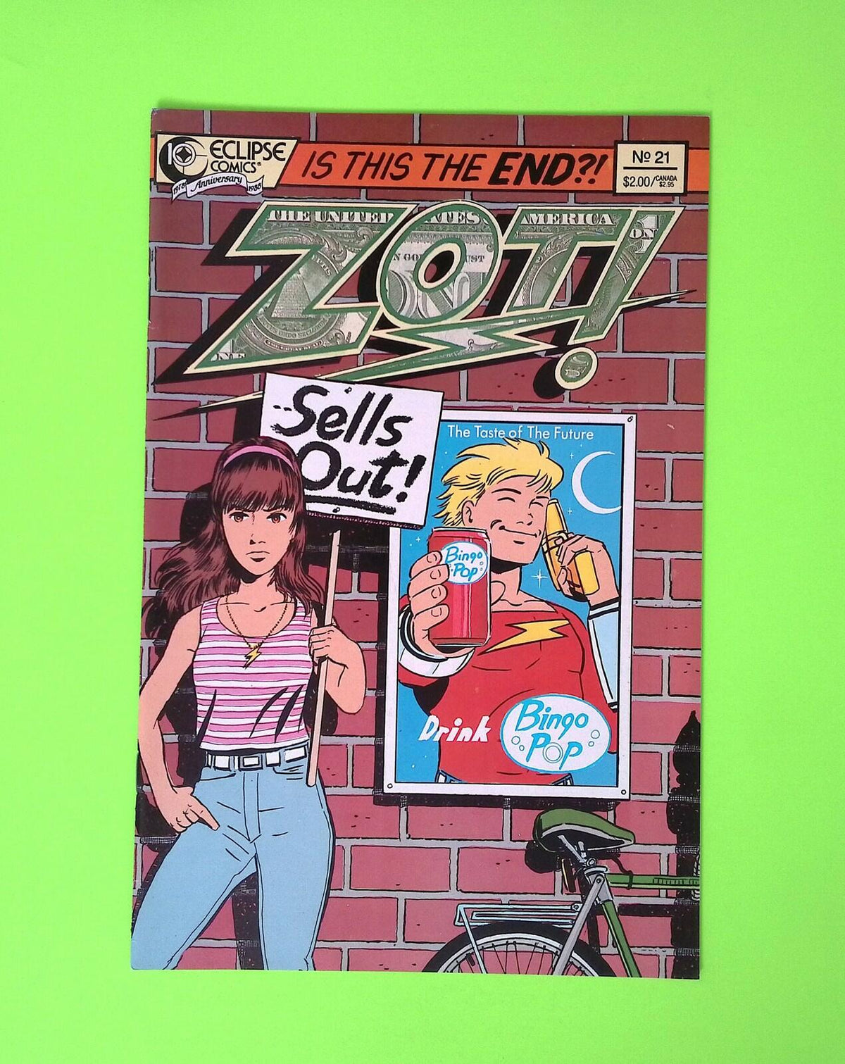 Zot! #21 1988 Eclipse Comics High Grade Comic Book B6-156