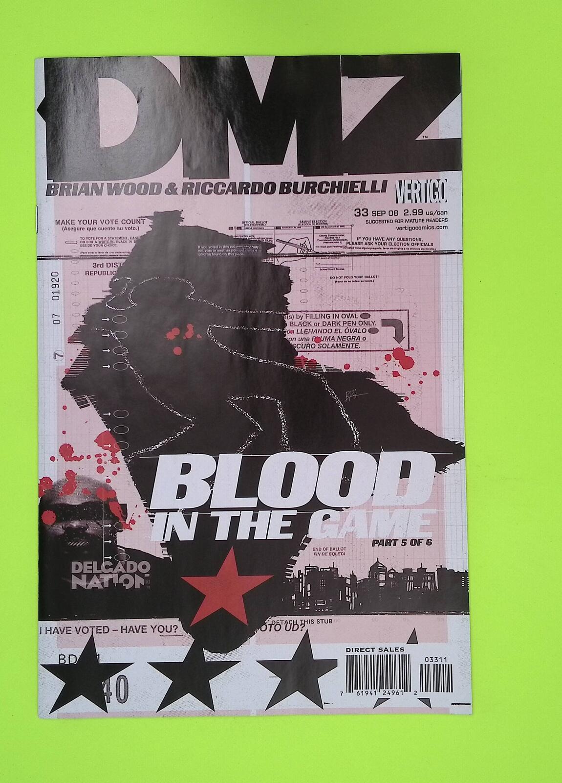 DMZ #33 2008 Vertigo Mid Grade Comic Book L79-294