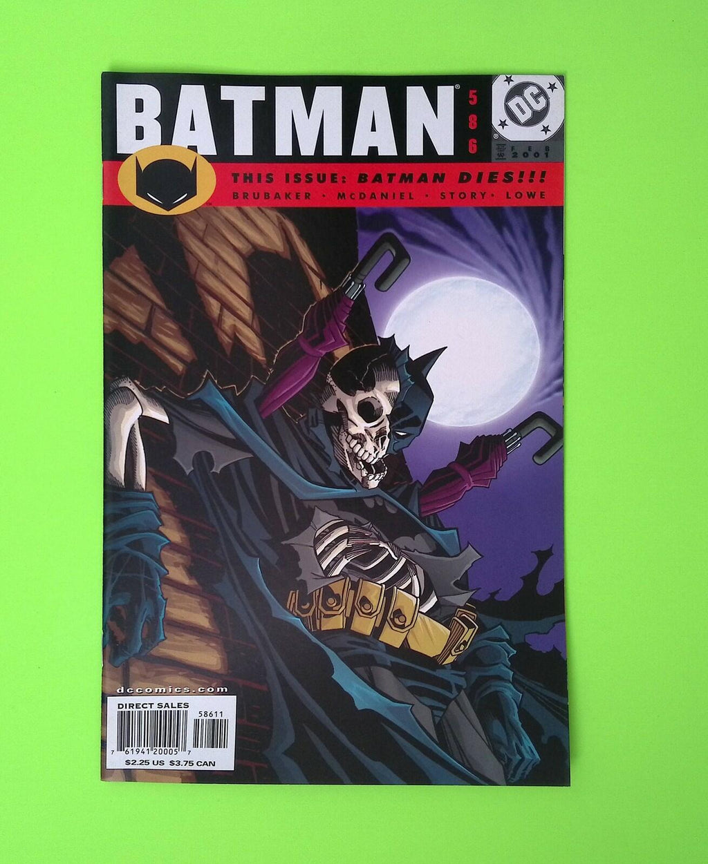 Batman #586 Vol. 1 2001 DC Comics High Grade Comic Book B56-162