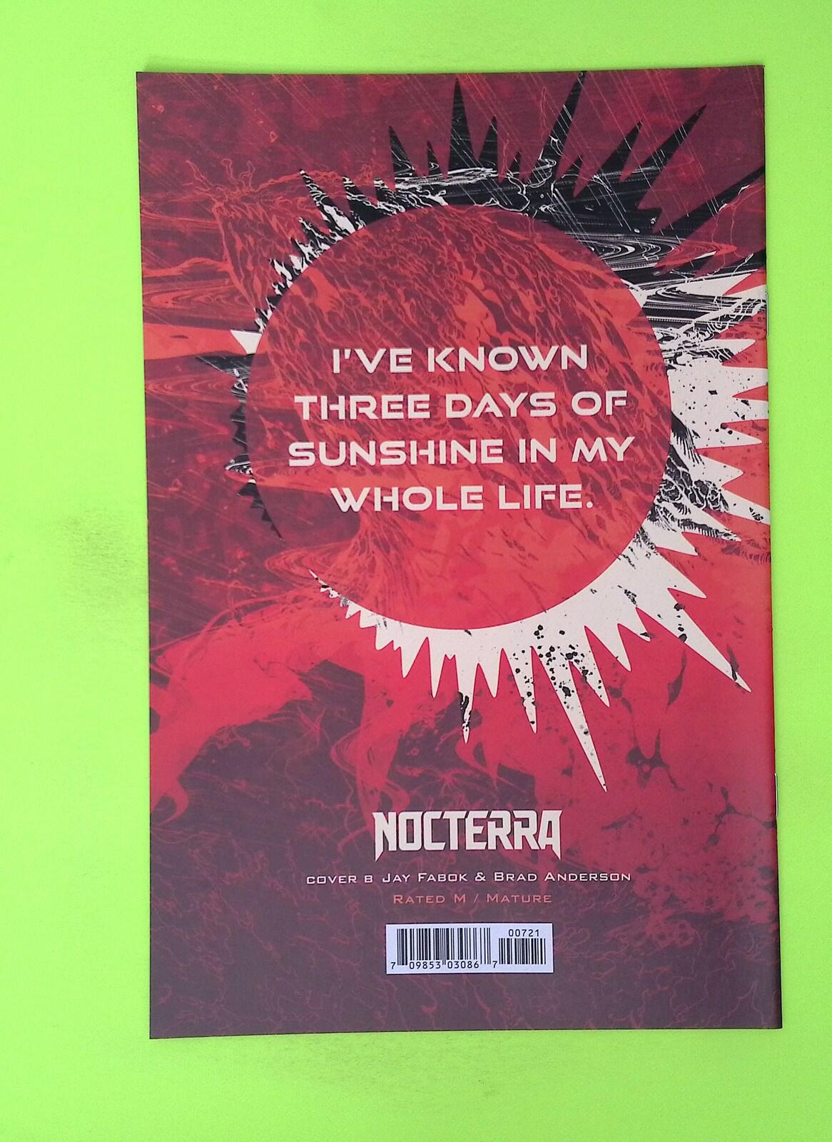 Nocterra #7b 2022 Image Comics Variant High Grade Comic Book P62-279