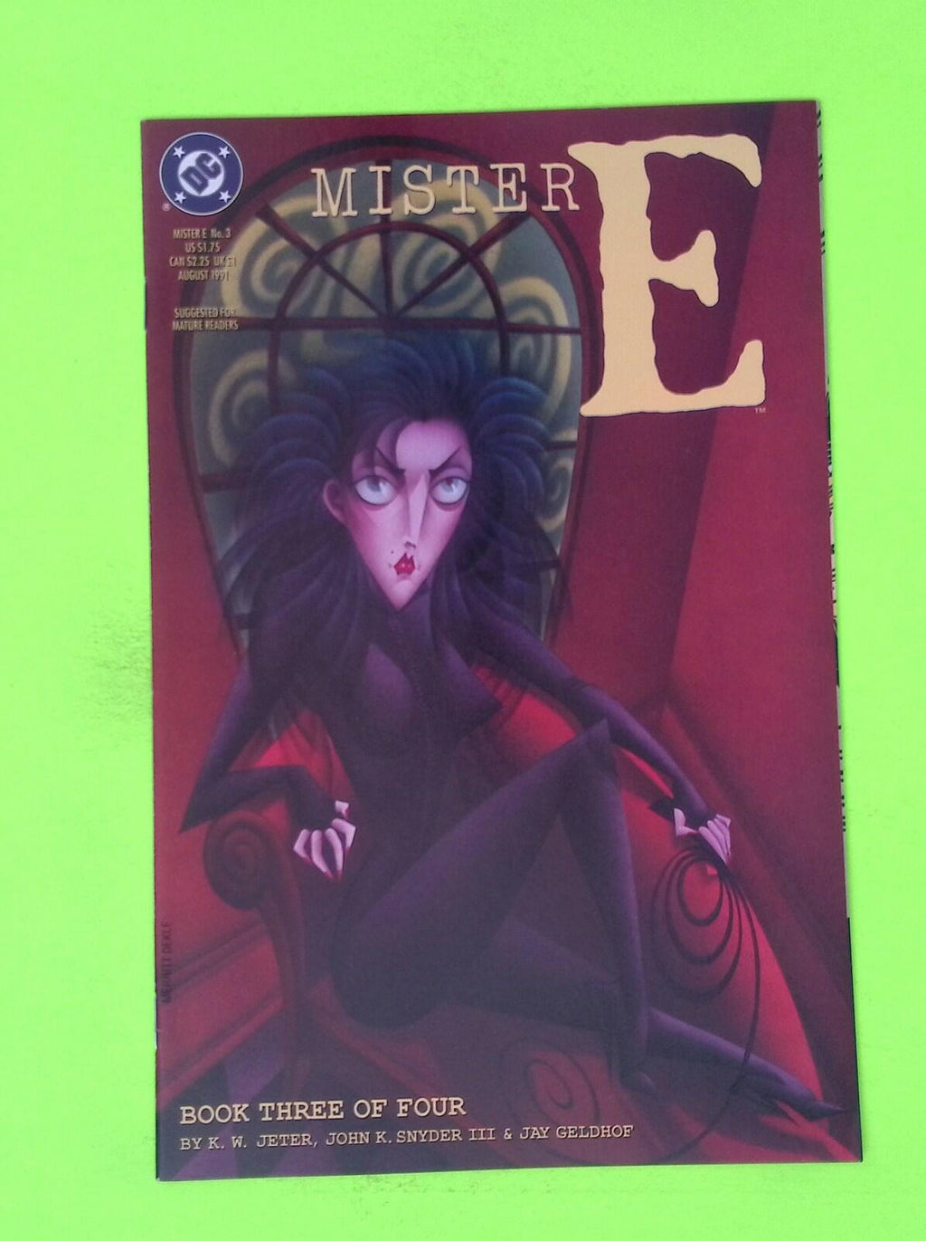 Mister E #3 1991 DC Comics High Grade Comic Book R35-93