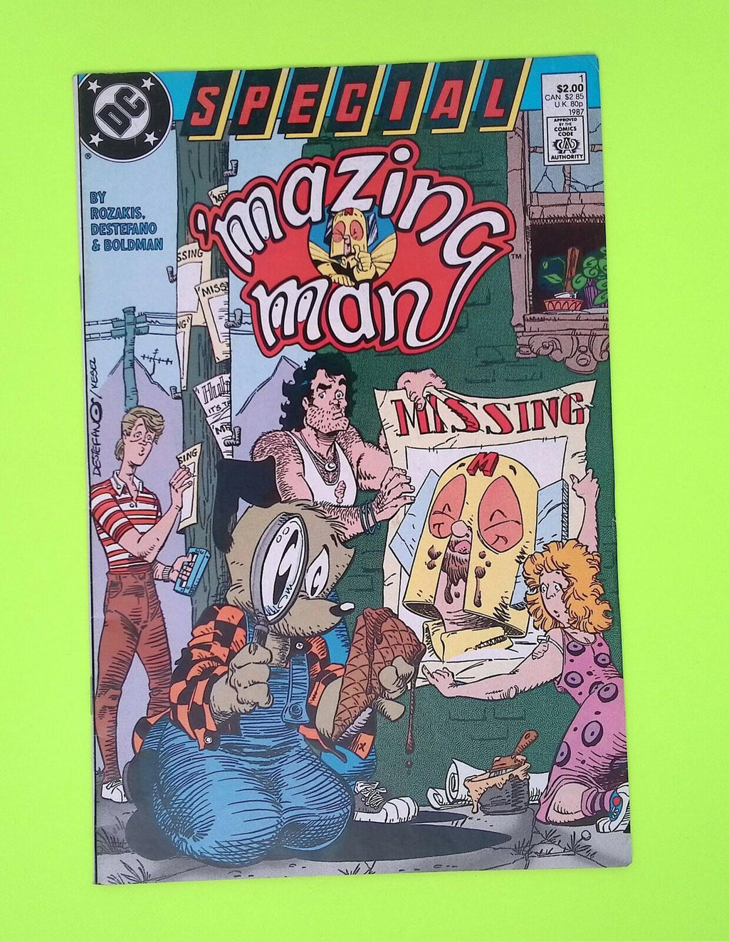 'Mazing Man Special #1 1987 DC Comics Special 7.0 Comic Book W53-137