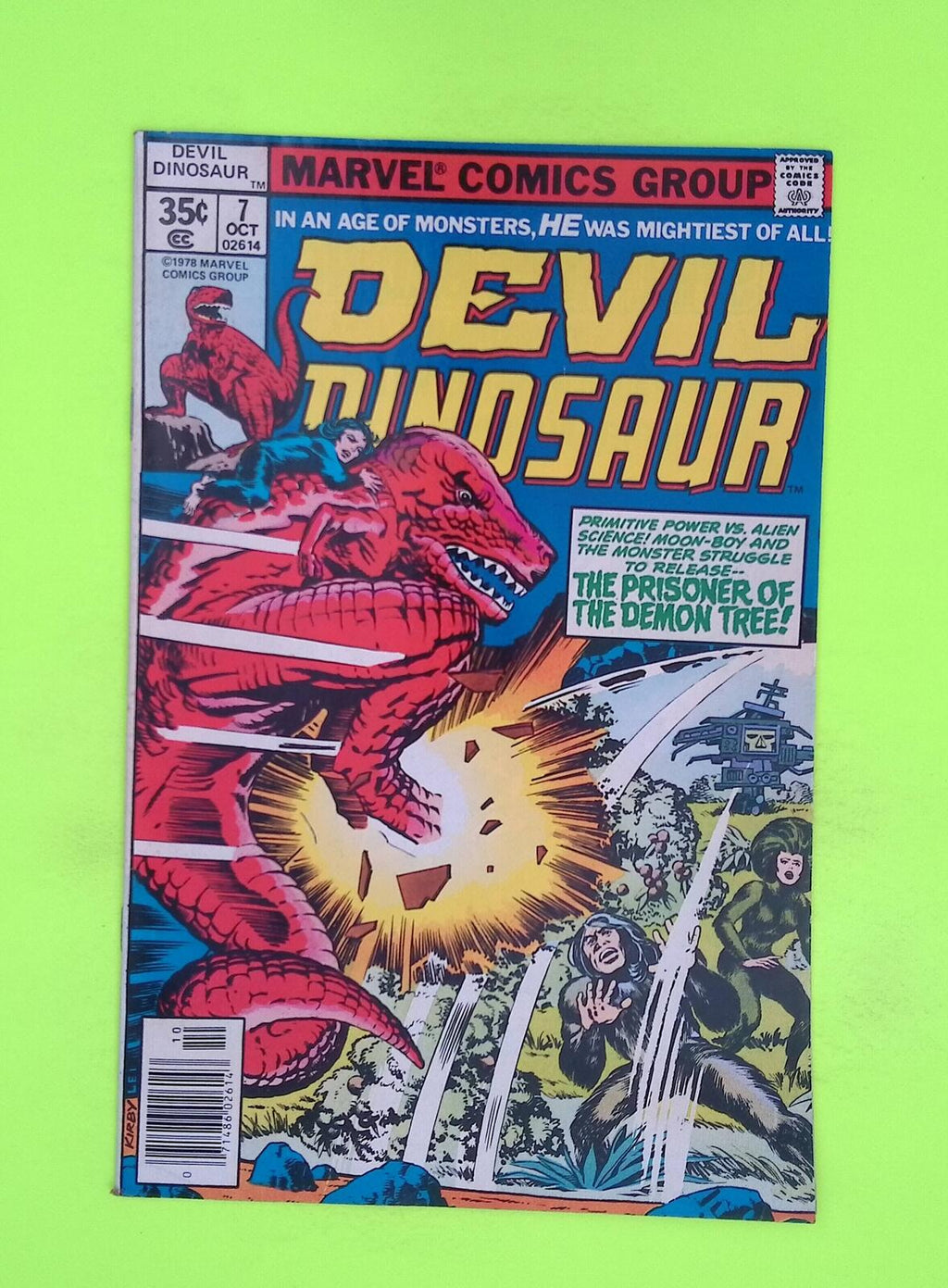 Devil Dinosaur #7 1978 Marvel Comics MID GRADE Comic Book V86-5