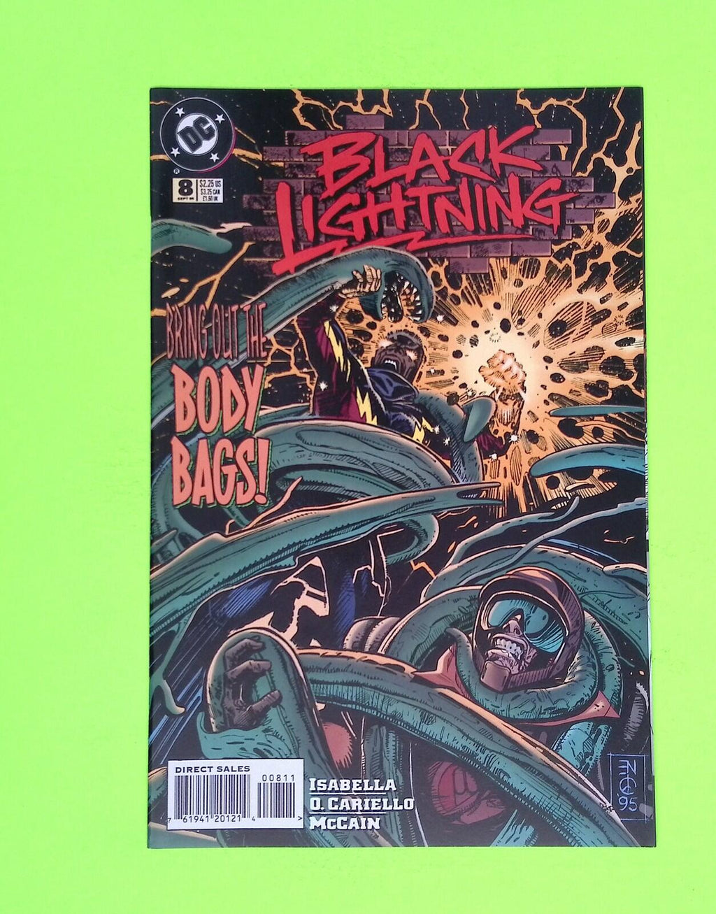 Black Lightning #8 Vol. 2 1995 DC Comics High Grade Comic Book R47-8