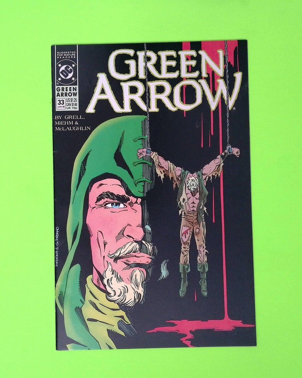 Green Arrow #33 Vol. 2 1990 DC Comics High Grade Comic Book B86-155