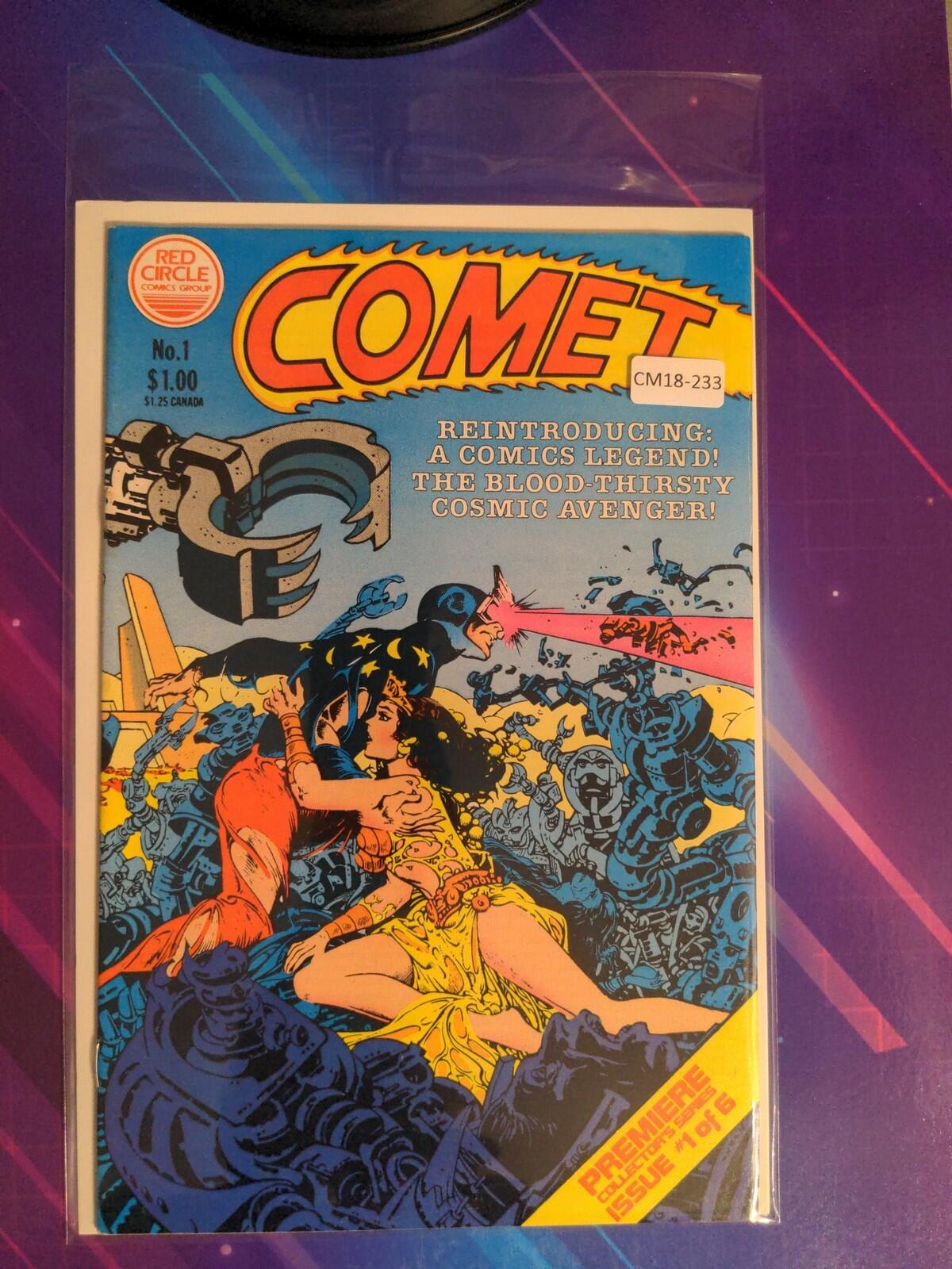 COMET #1 VOL. 1 9.0 RED CIRCLE COMIC BOOK CM18-233