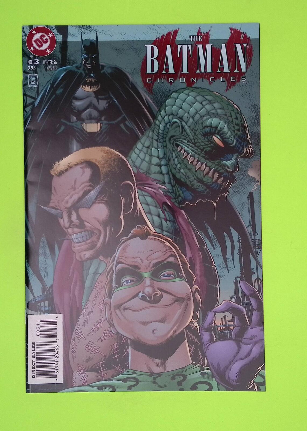 Batman Chronicles #3 1995 DC Comics Mid Grade Comic Book K16-196