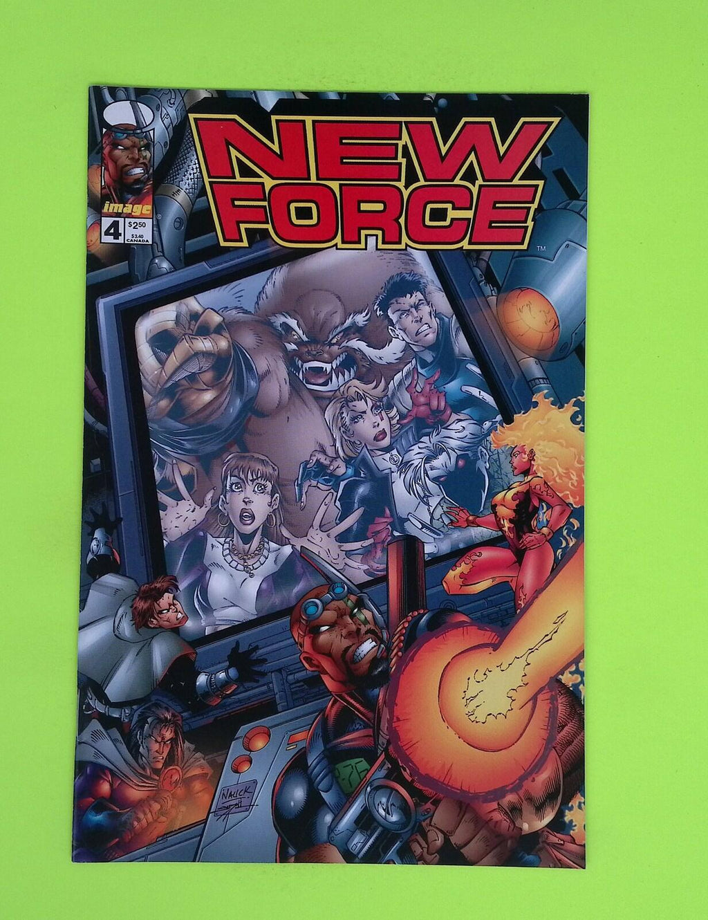 Newforce #4 1996 Image Comics 8.0 Comic Book J75-31